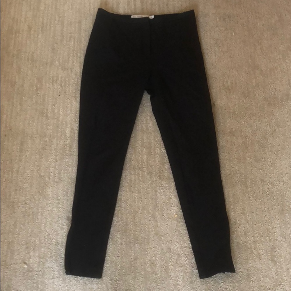 Classic black fitted pants